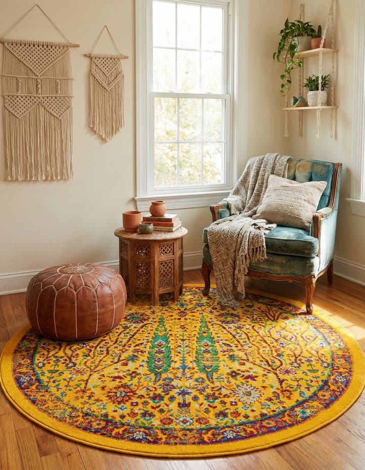 4' x 4' Calypso Round Rug