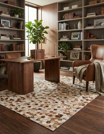 5' x 7' 10 Cowhide Rug