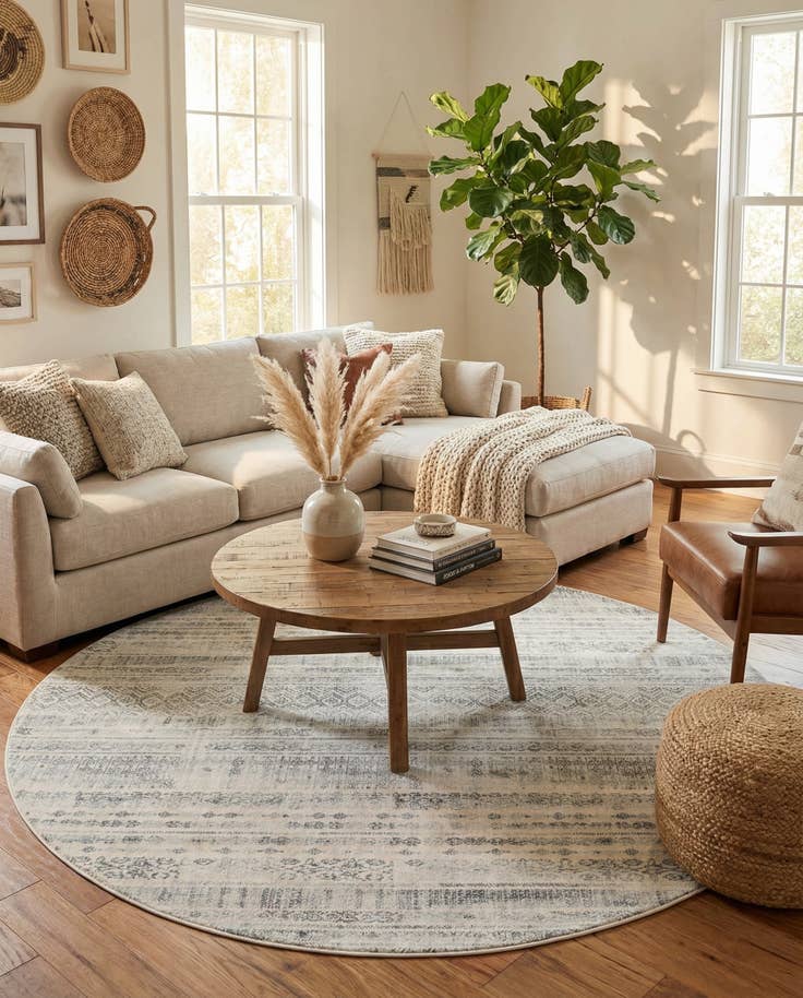 Detail image of 8' x 8' Solaris Round Rug