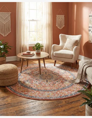 5' 2 x 5' 2 Lola Round Rug