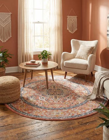 5' 2 x 5' 2 Lola Round Rug