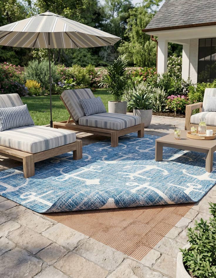 Detail image of 6' x 8' 10 Outdoor Rug Pad