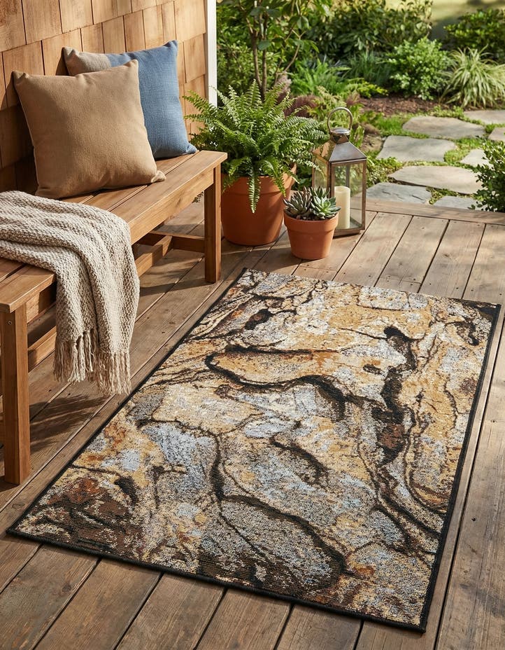 2' x 3' Easy-Clean Modern Indoor / Outdoor...