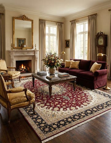 8' 4 x 12' Tabriz Rug