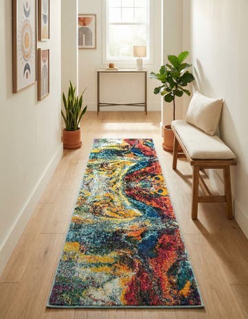 2' x 6' Washable Haerfest Runner Rug