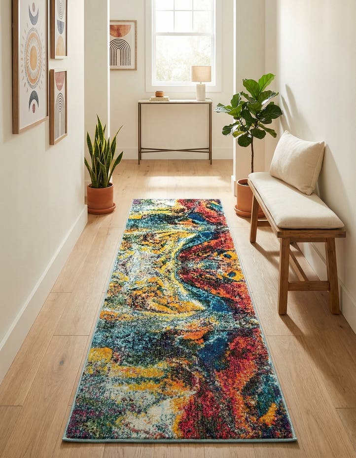 2' x 6' Washable Haerfest Runner Rug