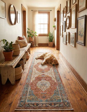 2' 7 x 10' Santiago Runner Rug