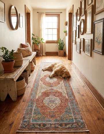 2' 7 x 10' Santiago Runner Rug