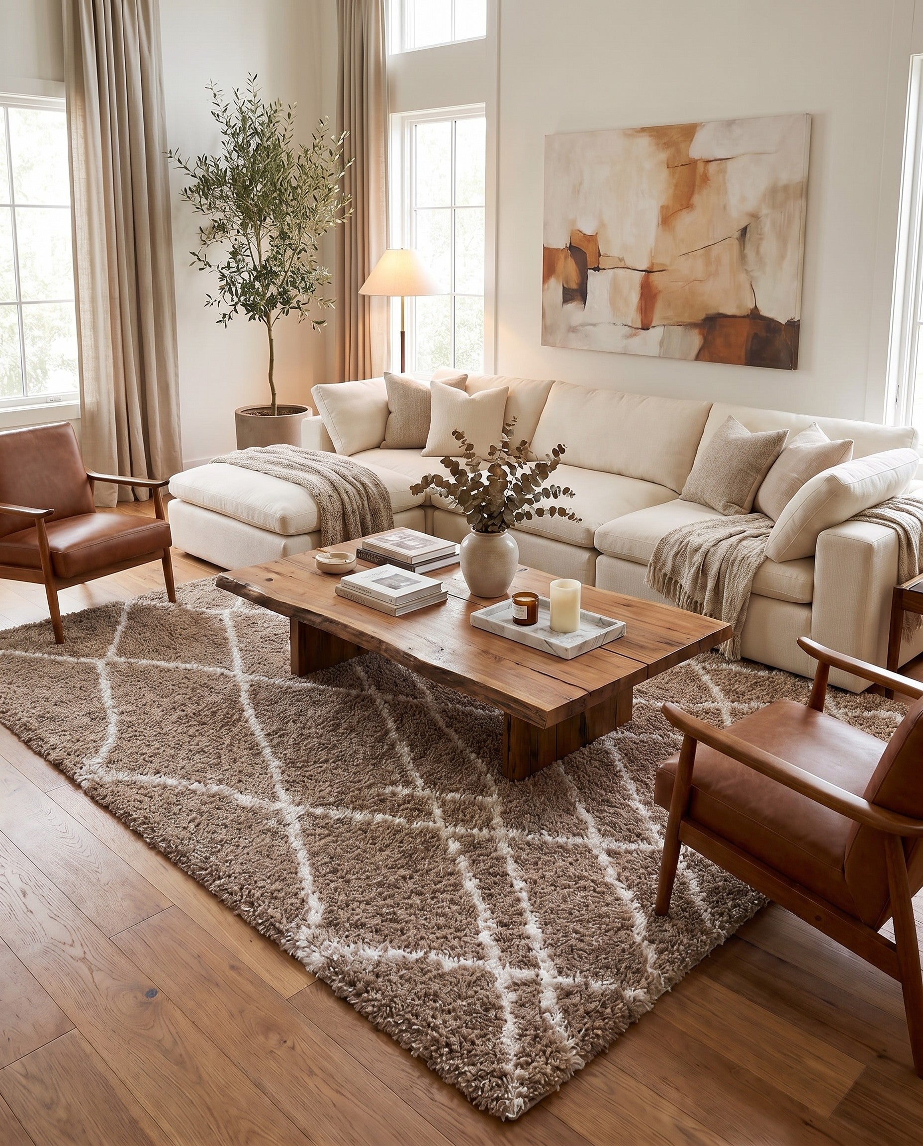 9' x 12' Soft Touch Shag Rug