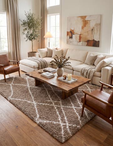9' x 12' Soft Touch Shag Rug