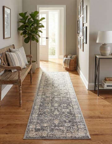 Gray Oregon Runner Rug