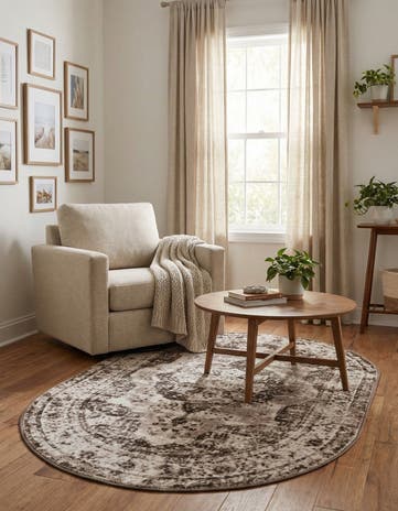 4' 1 x 6' 1 Monte Carlo Oval Rug