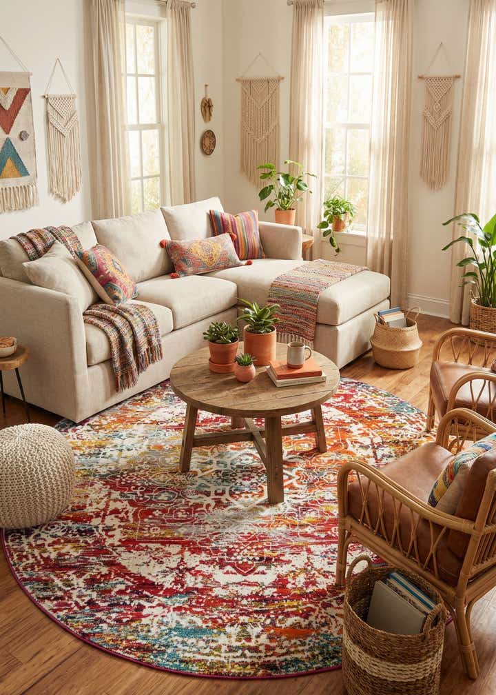 10' x 10' Arlington Round Rug
