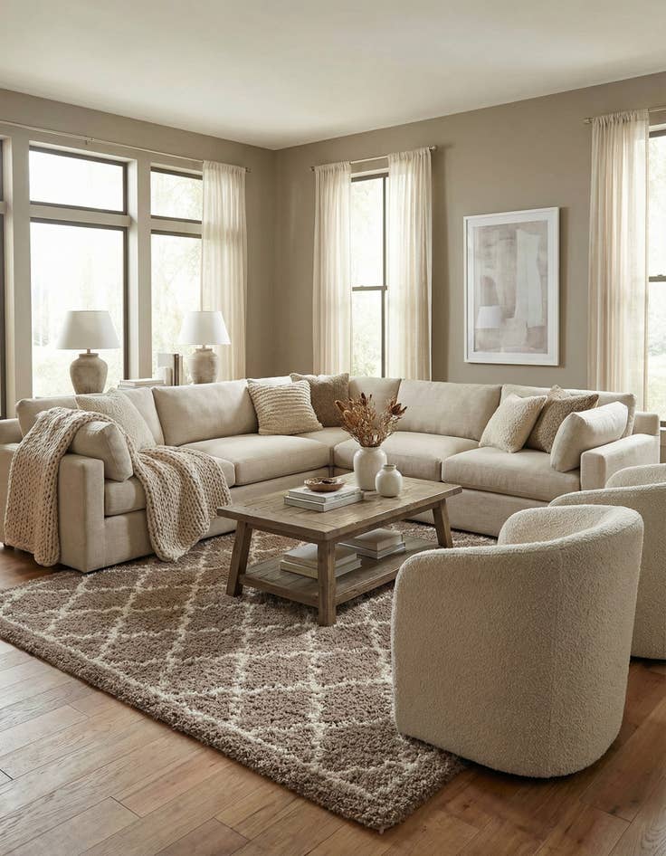 Detail image of 10' x 14' Infinity Shag Rug