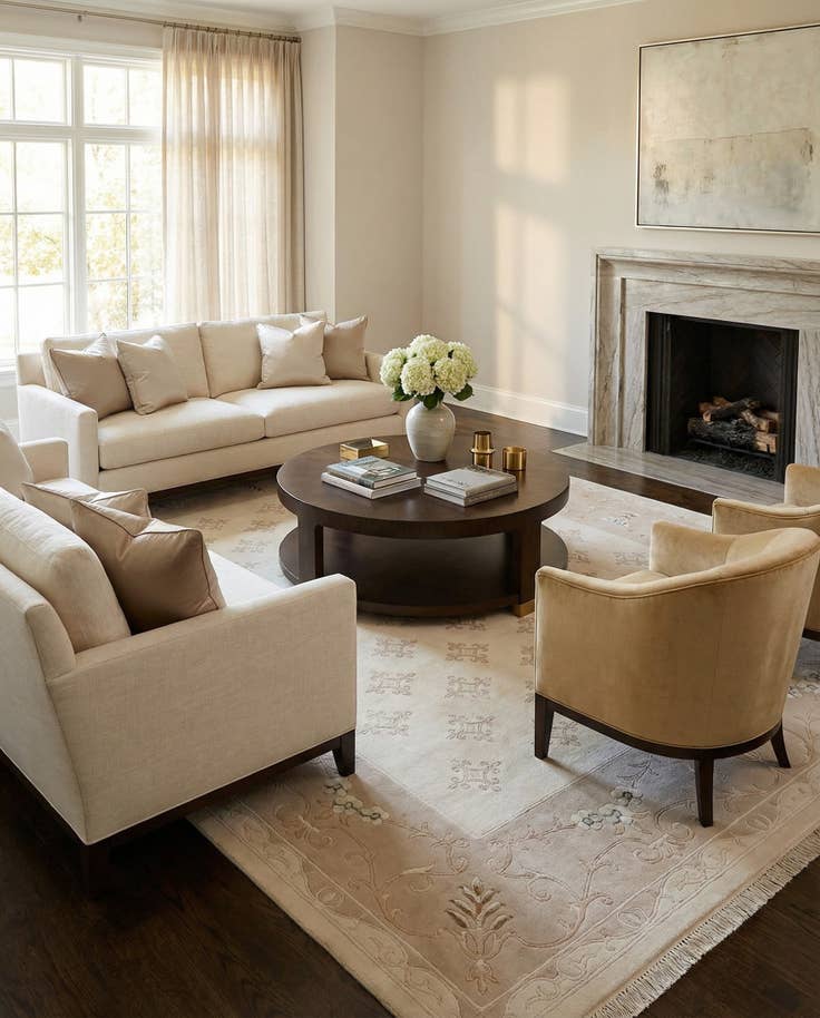 Detail image of 8' 4 x 11' 4 Hand Knotted Darya Rug