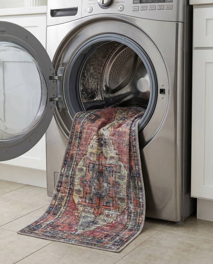 Detail image of 2' x 6' Washable Maahru Runner Rug
