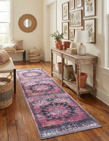 2' x 8' Washable Francesca Runner Rug