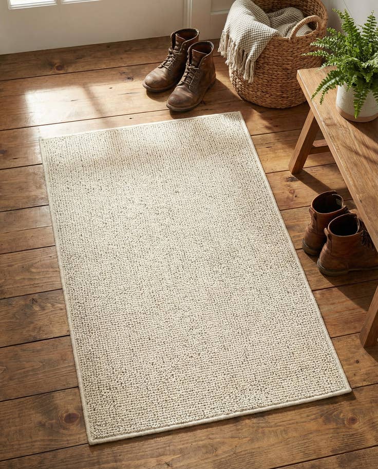 Detail image of 2' x 3' 1 Easy-Clean Solid Indoor / Outdoor Rug