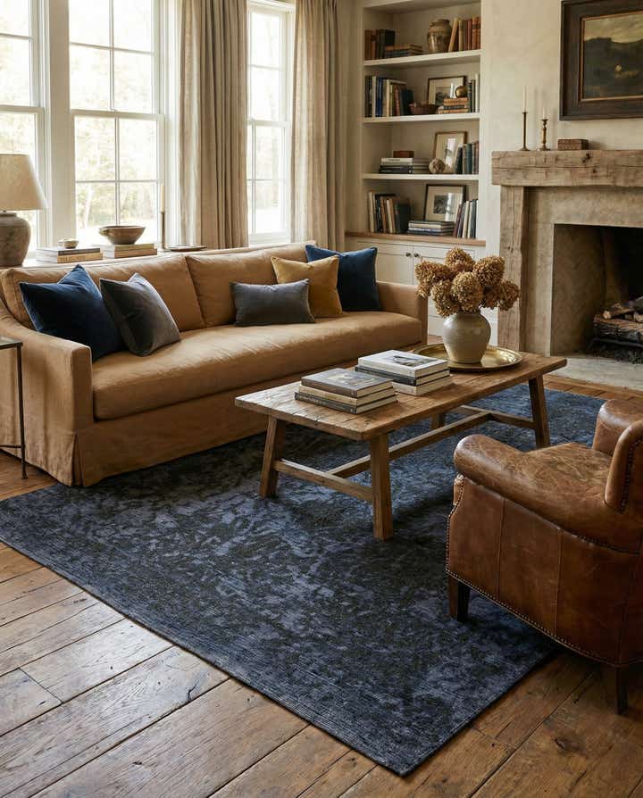 6' 4 x 10' Hand Knotted Ultra Vintage Persian Wool Rug