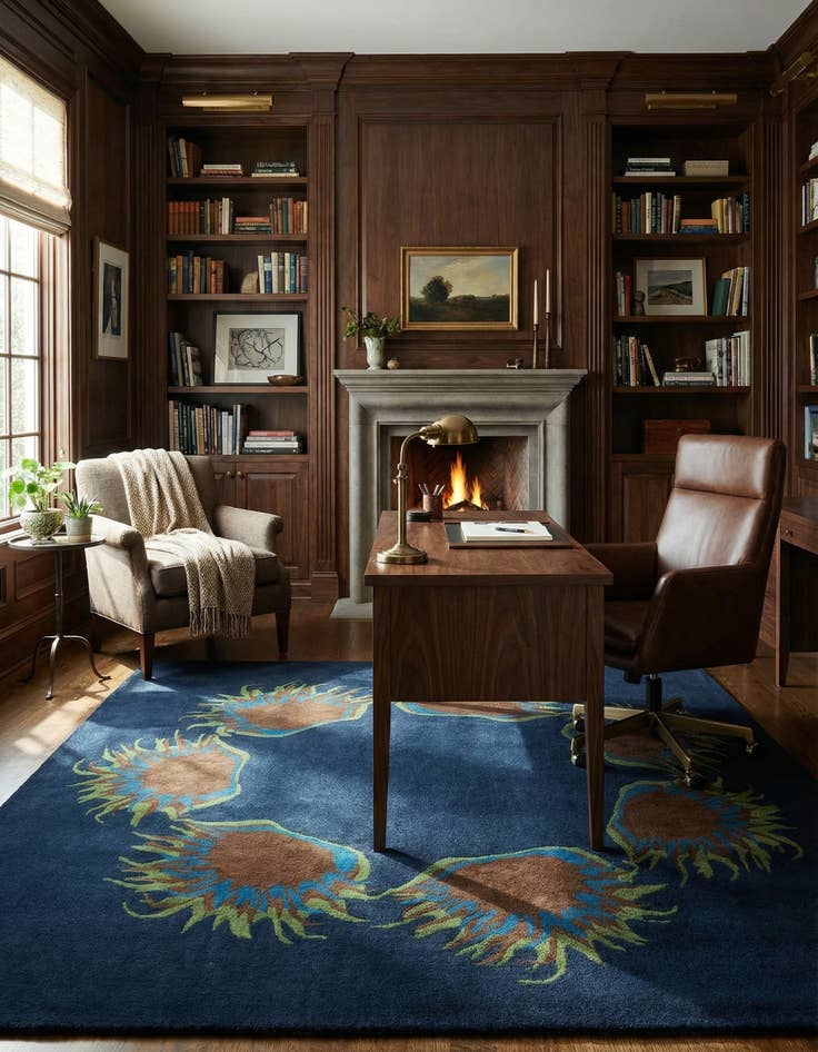 Detail image of 7' 6 x 7' 6 Luna Square Rug