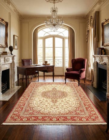 5' 2 x 8' Ghom Silk Rug