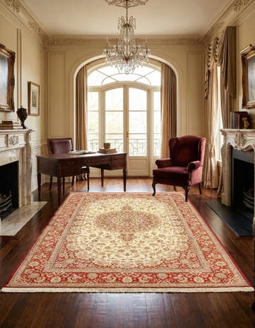 5' 2 x 8' Ghom Silk Rug