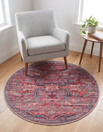 3' 3 x 3' 3 Maahru Round Rug