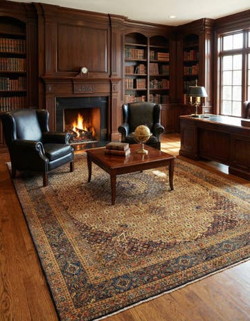 8' 9 x 12' 1 Mood Wool Rug