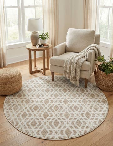 5' 3 x 5' 3 Laguna Round Rug