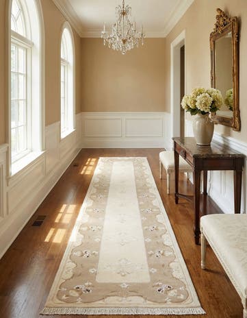 2' 10 x 12' 10 Hand Knotted Darya Wool Runner Rug