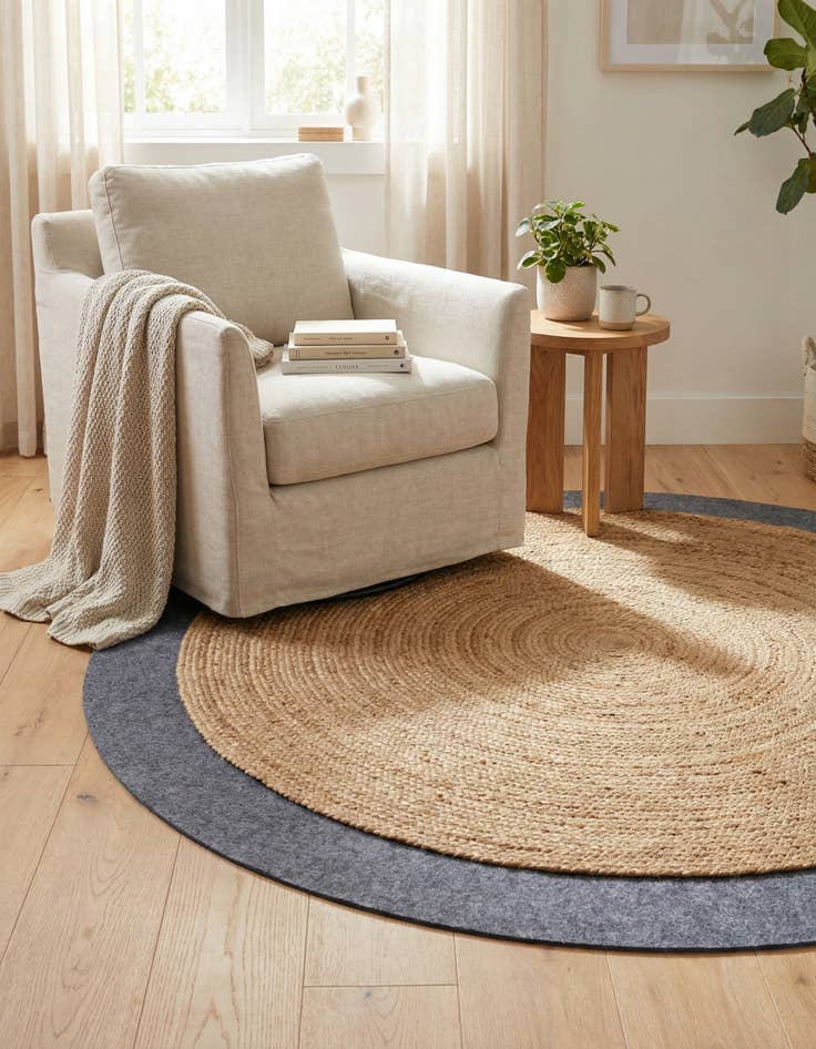 Detail image of 5' x 5' Round Uni-Luxe Rug Pad