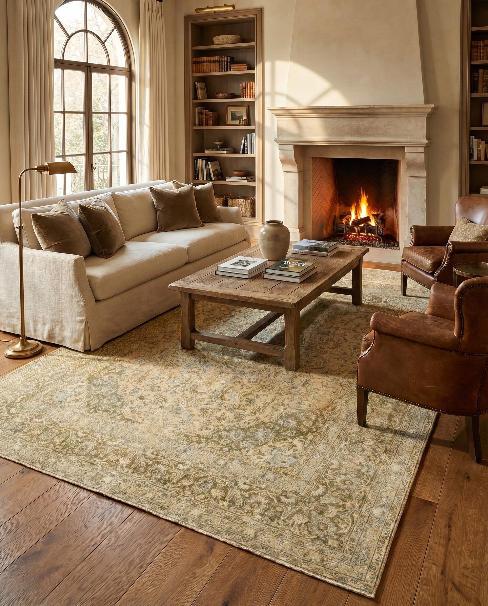 9' 8 x 12' 1 Hand Knotted Ultra Vintage Persian Wool Rug
