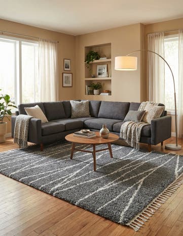 7' 10 x 10' Serenity Shag Rug