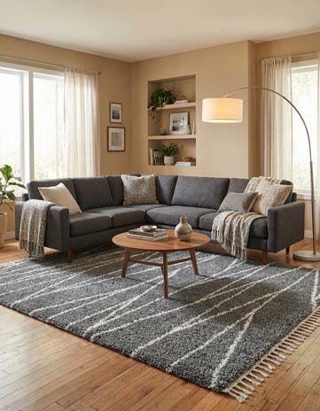 7' 10 x 10' Serenity Shag Rug
