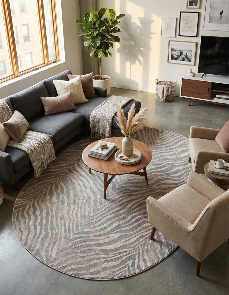 Detail image of  7' 10 x 10' Finsbury Oval Rug