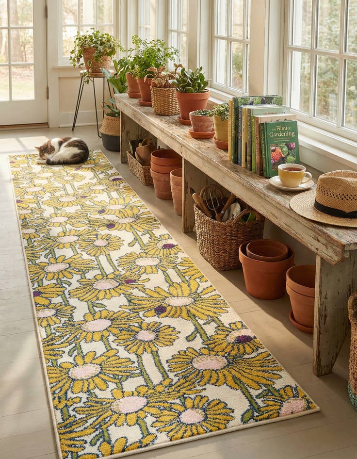Detail image of  2' 7 x 12' Bloom Runner Rug