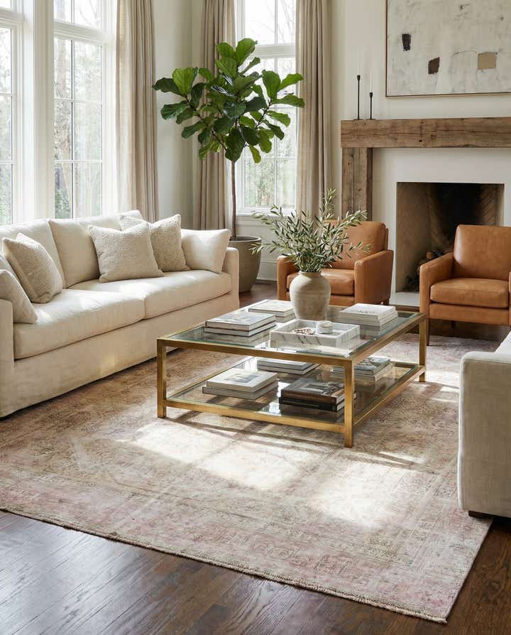 7' 8 x 10' 5 Hand Knotted Ultra Vintage Persian Wool Rug