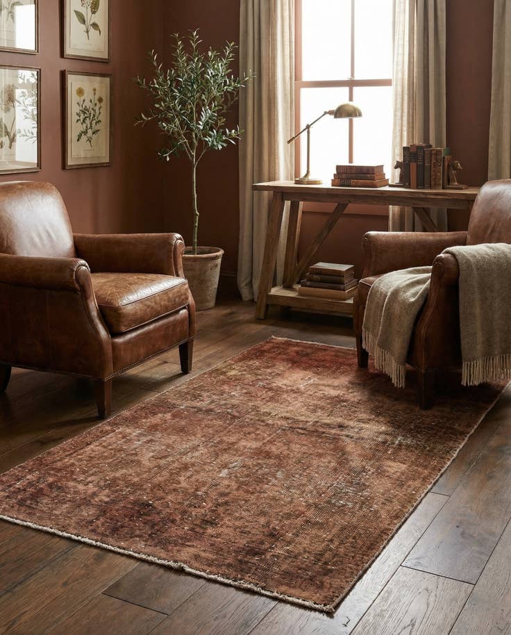 Detail image of 3' x 5' 4 Hand Knotted Ultra Vintage Persian Wool Rug
