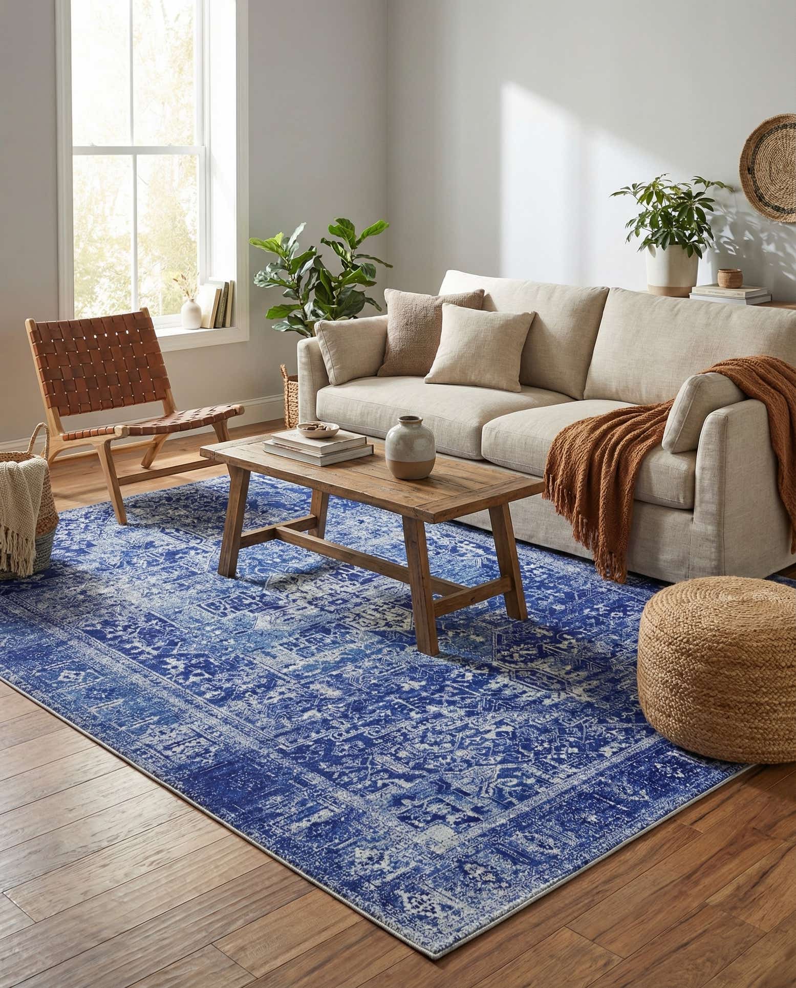 7' 6 x 10' 6 Washable Timeless Rug