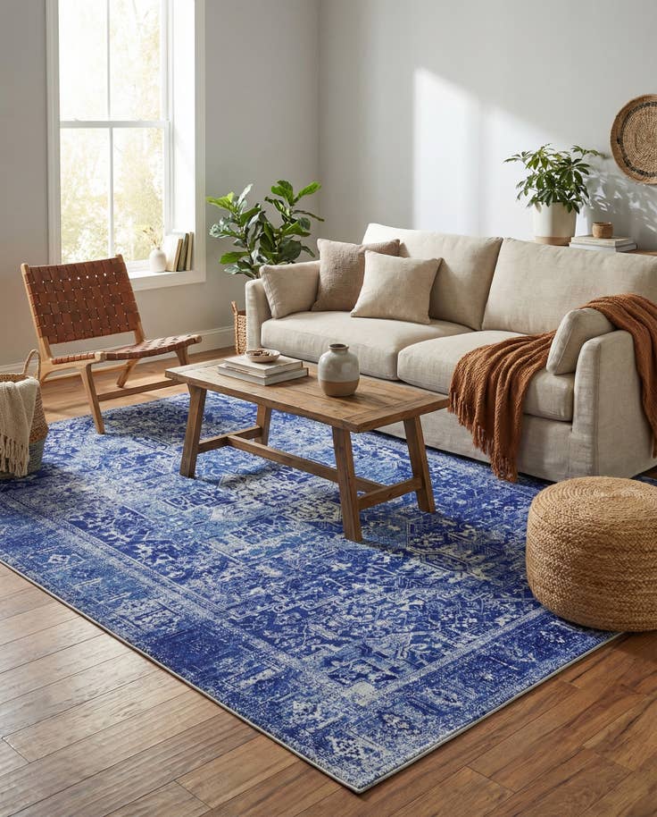 Detail image of 7' 6 x 10' 6 Washable Timeless Rug