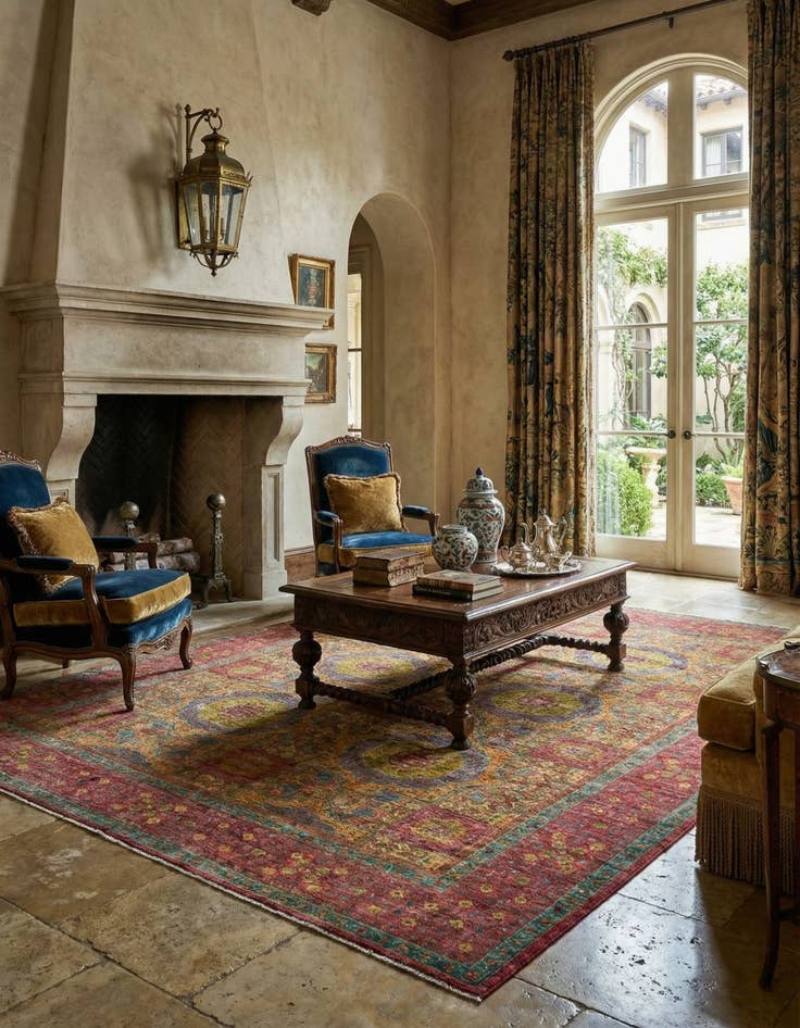 Detail image of  8' 4 x 10' 10 Amina Wool Rug