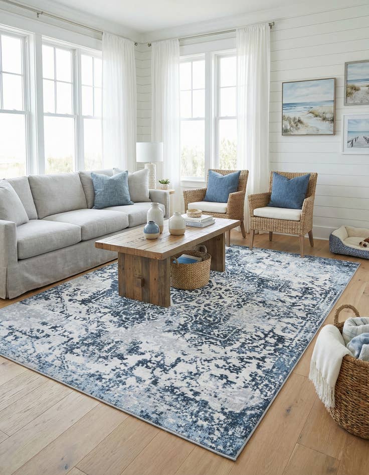 Detail image of 7' 10 x 10' Kamala Washable Rug