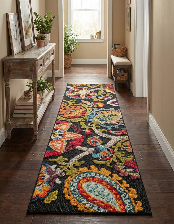 Detail image of 2' x 6' Easy-Clean Casablanca Indoor / Outdoor Runner Rug