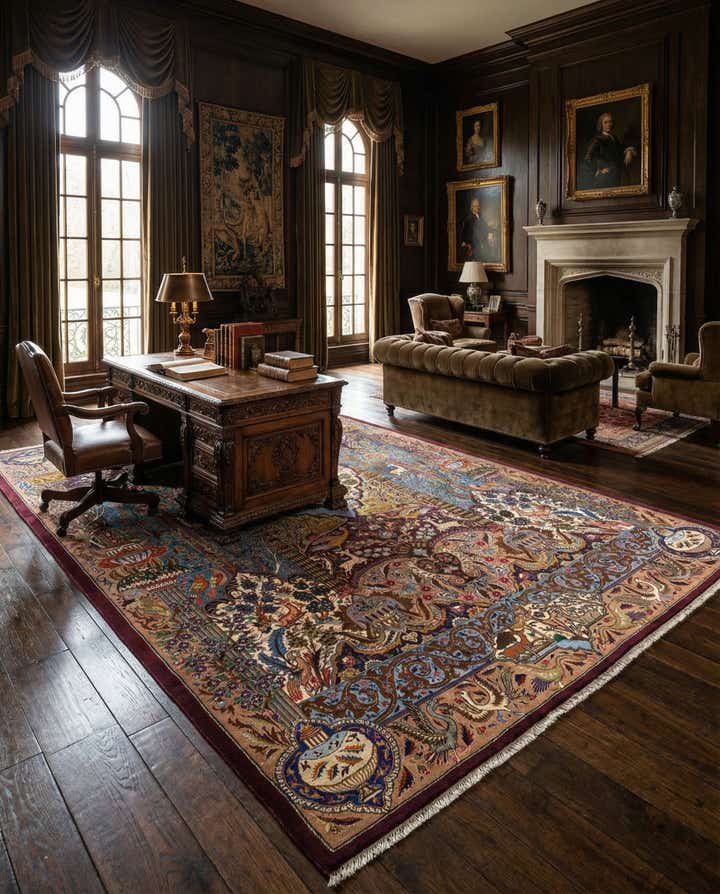 9' 9 x 12' 8 Kashmar Wool Rug