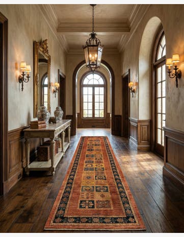 2' 9 x 12' 10 Luribaft Wool Runner Rug