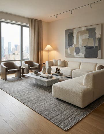 9' 9 x 11' 8 Hand Woven Kilim Modern Wool Rug