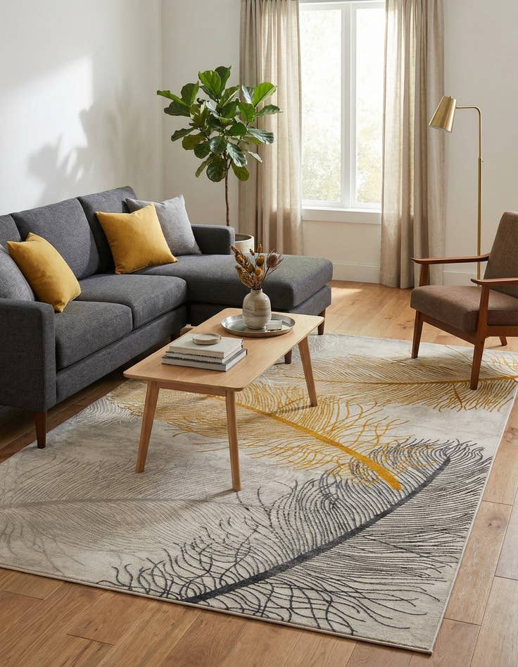 Detail image of 5' 3 x 8' Finsbury Rug