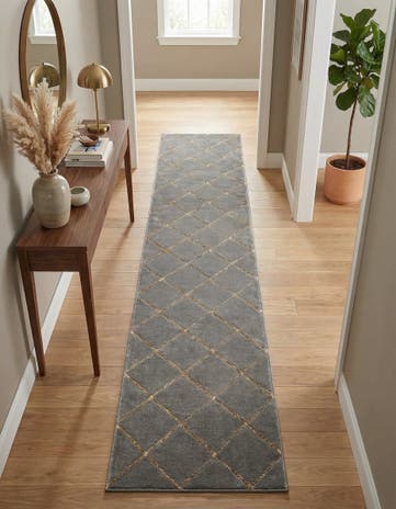 2' 7 x 12' Vogue Geo Runner Rug