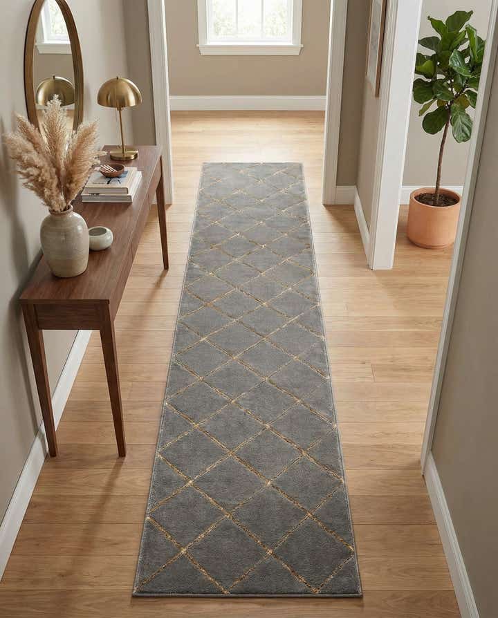 2' 7 x 12' Vogue Geo Runner Rug