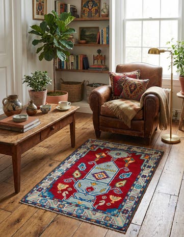 2' 7 x 4' 4 Hand Knotted Balouch Rug